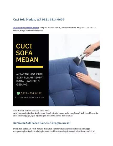 Ppt Cuci Sofa Medan Wa Powerpoint Presentation Free