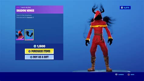 Cloaked Shadow Skin New Fortnite Item Shop Update Now September