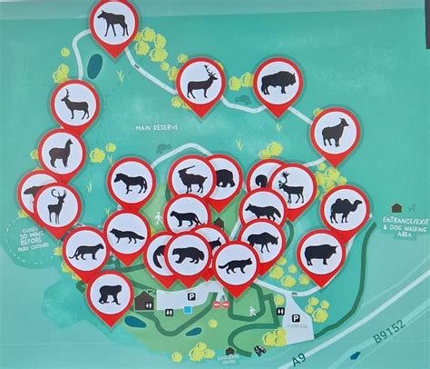 Highland wildlife park map | Wildlife park, Wildlife, Map