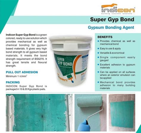 Gypsum Bonding Agent Indicon At Rs Bag Gypsum Casting Plaster In