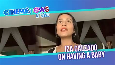 Iza Calzado On Having A Baby Cinemanews At Home Youtube