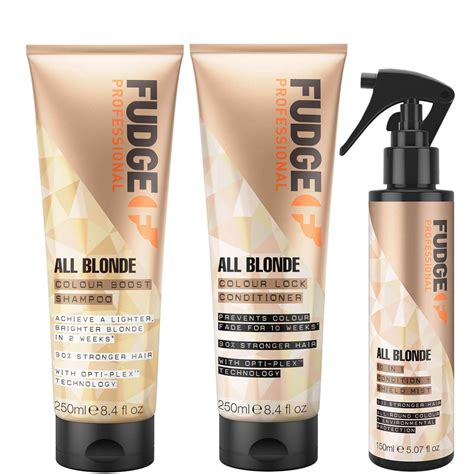 Fudge Professional All Blonde Trio Bundle LOOKFANTASTIC
