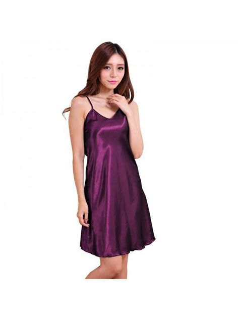 Women Sexy Silk Nightedress Teddy Lingerie Bridal Babydoll Nightgown Lace Satin Sleepwear
