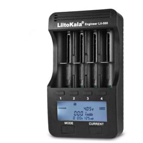 Зарядно за батерии Liitokala Lii-500, AAA, AA, 18650, Li-ION, Ni-MH, Ni ...
