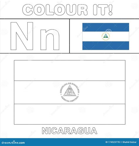 Color it Niños Colorear El País De La Página a Partir De La Letra ...