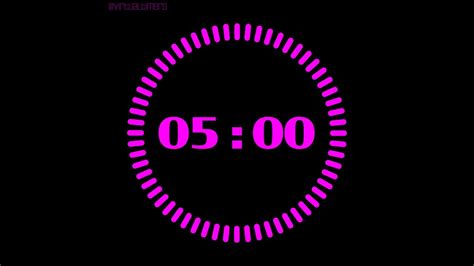 Minutes Countdown Timer With Alarm And Progress Visualizer Radial