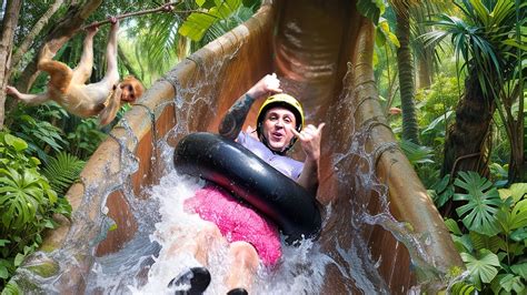 Rincon De La Vieja Volcano Longest Jungle Water Slide In Costa Rica