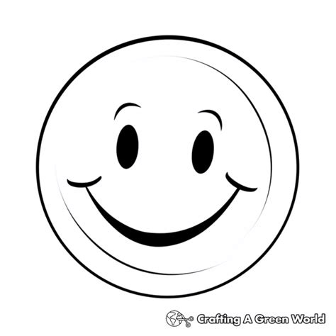 Smiley Face Coloring Pages Free And Printable