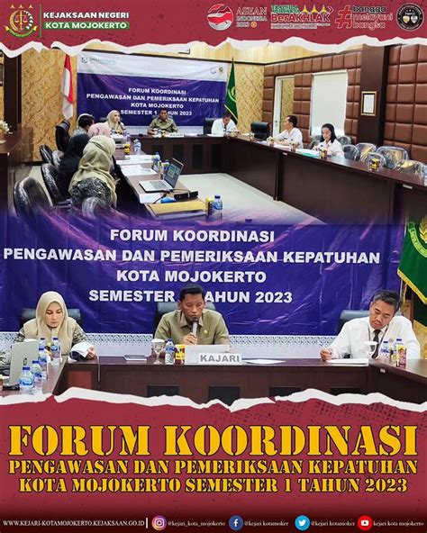 Forum Koordinasi Pengawasan Dan Pemeriksaan Kepatuhan Kota Mojokerto