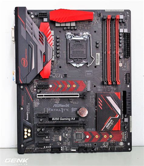 Đánh Giá Bo Mạch Chủ Asrock B250 Gaming K4 Linh Kiện Bền Bỉ Phối Màu