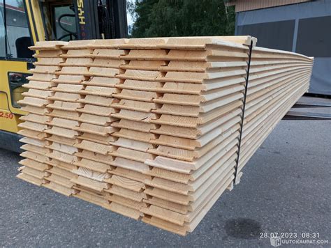 Ulkovuoripaneeli Puuvalmis 23x121mm UYV päätypontattu Alavieska