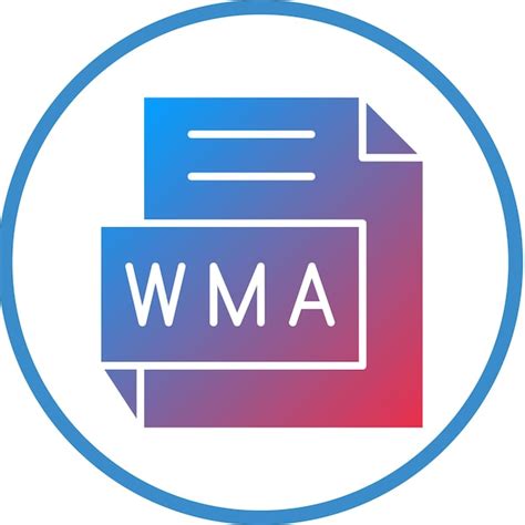 Dise O Vectorial Estilo De Icono Wma Vector Premium