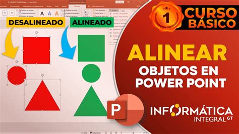 Como Alinear Y Distribuir Objetos En Power Point Curso B Sico Youtube