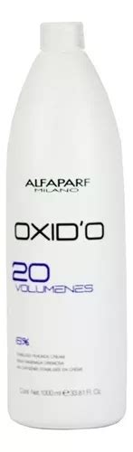 Agua Oxigenada Alfaparf Crema Oxidante Vol X Litro Mercadolibre