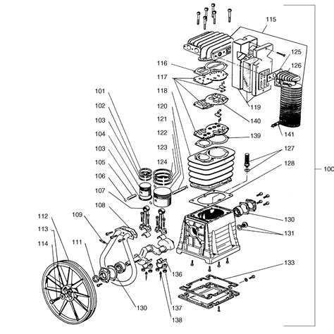 Metabo Hpt Air Compressor Parts Diagram