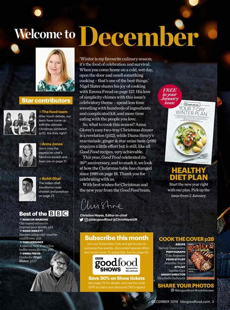 Good Food Magazine December 2019 Back Issue