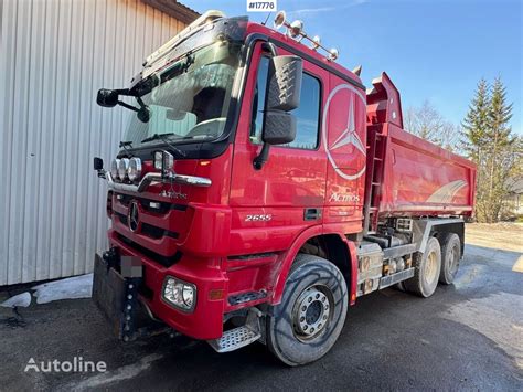 Mercedes Benz Actros 2655 Dump Truck For Sale Norway HEIMDAL ZE39995