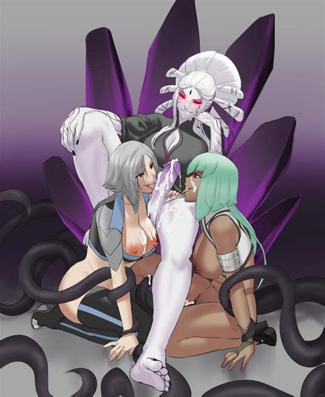 Rule 34 1futa 2girls Big Breasts Black Cloak Black Sclera Black