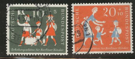 Germany Scott B Used Stamp Set Europe Germany