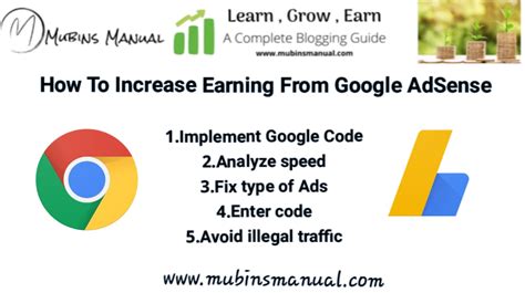 Increase Earning From Google AdSense Steps To Improve Google Ads