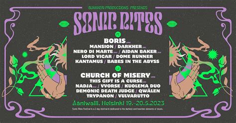 Lineup - Sonic Rites Festival 2023