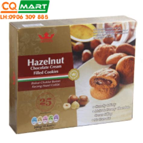 Cq Mart Food And Wine Bánh Quy Socola Và Hạt Phỉ Hazelnut Tatawa 300g