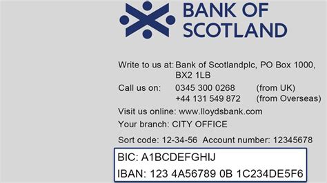 Find Your Iban And Bic Help And Support Bank Of Scotland Business