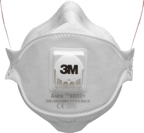 3m 9332+ Aura Respirator protective mask with Cool Flow FFP3 NR D ...