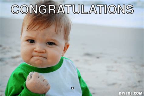 30 Congratulations Memes For Happy Occasions - SayingImages.com