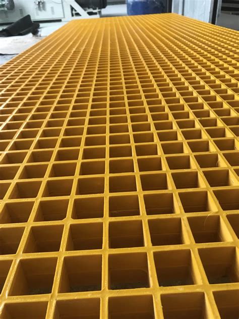 Mesh Size X Mm Fiberglass Reinforced Plastic Molded Grating Frp