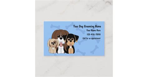 Dog Grooming Business Cards | Zazzle