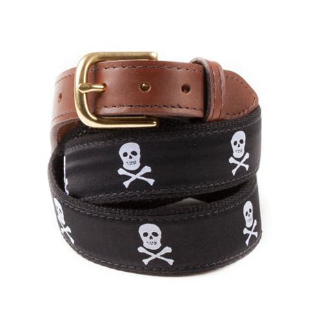 Jolly Roger Ribbon Belt Knot Clothing And Belt Co Knot Clothing