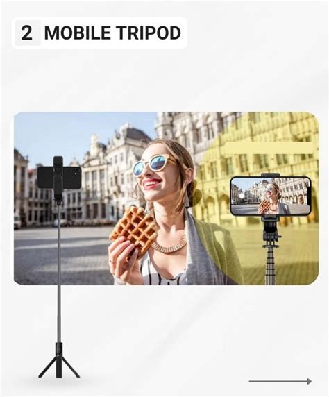 Vition In Mobile Selfie Stick And Tripod Stand Vition In