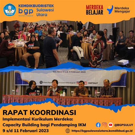 Rapat Koordinasi Implementasi Kurikulum Merdeka Capacity Building Bagi