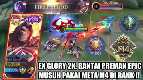 TOP GLOBAL MOSKOV SOLO RANK BANTAI META M4 DI RANK AUTO LOCK MM MUSUH