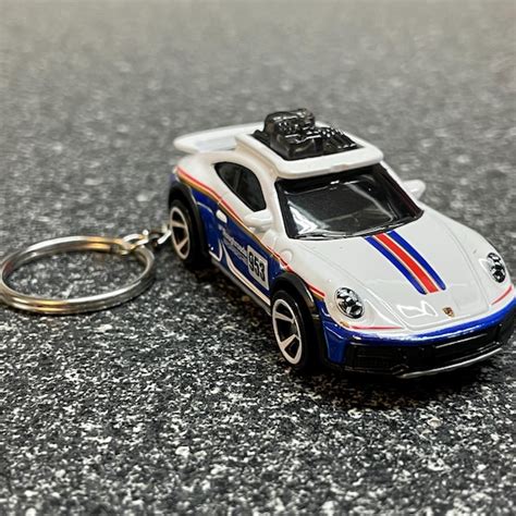 Porsche Hot Wheels Keychain Etsy