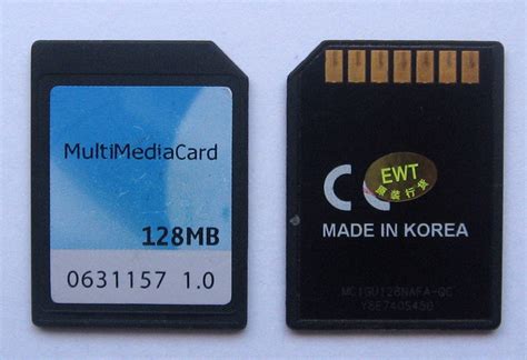 Карты памяти MMC (Multimedia card). Купить в Минске недорого.
