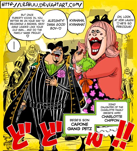 One piece 834 - Capone Bege and Charlotte Chiffon by LESHUU on DeviantArt