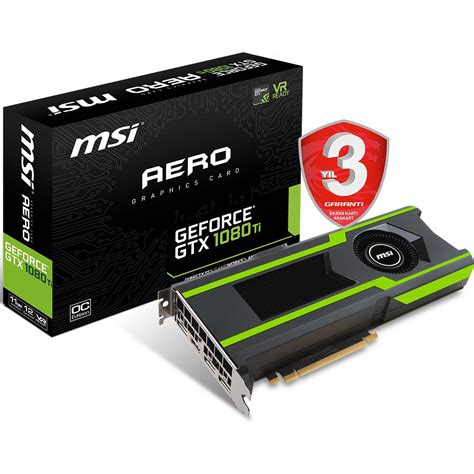 Msi Geforce Gtx Ti Aero G Oc Gb Gddr X Bit Dx Nvidia Ekran