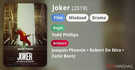 Joker Film 2019 FilmVandaag Nl