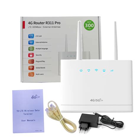 สินค้าอ๊อดฮิต Wifi Router 4g Lte R311 Pro เราเตอร์ใส่ซิม Router Cpe ส่งตรงในไทย R311pro