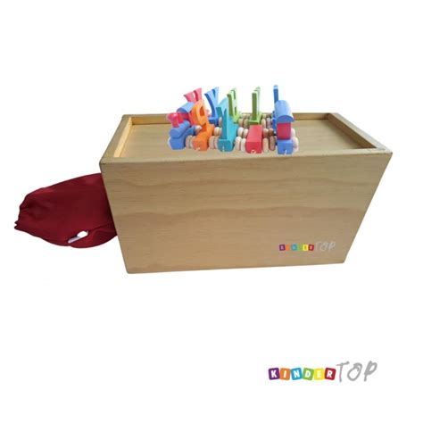 Caja Sensorial Para Tocar Adivinar Y Sentir Kit De Letras