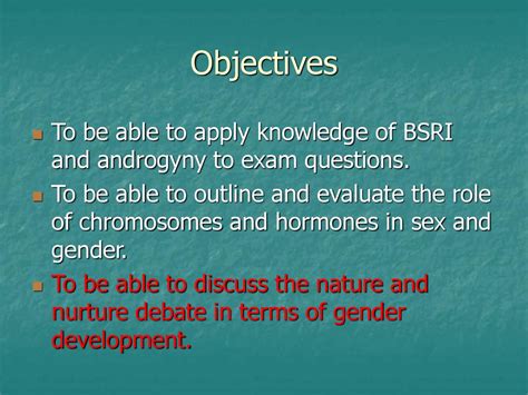 The Role Of Chromosomes And Hormones In Sex And Gender Ppt Download