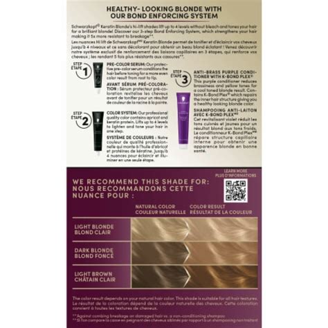 Schwarzkopf Keratin Blonde Hair Color Natural Blonde Ct King Soopers