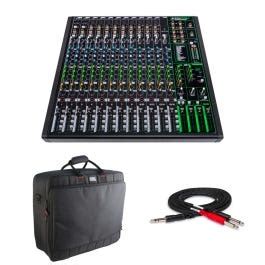 Mackie ProFX16v3 16 Channel Mixer With USB And Effects With A Gator G