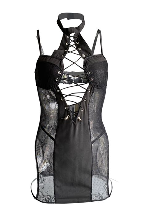 Sexy Cheongsam Kleid Lingerie Spitze Cutout Crisscross Neckholder Shorts Dessous Set