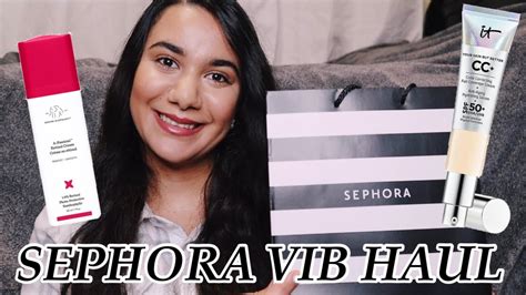 Sephora Vib Sale Haul Speing Skincare Makeup Youtube