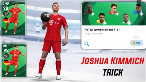 How To Get Joshua Kimmich From Potw Worldwide Jan Pack Pes