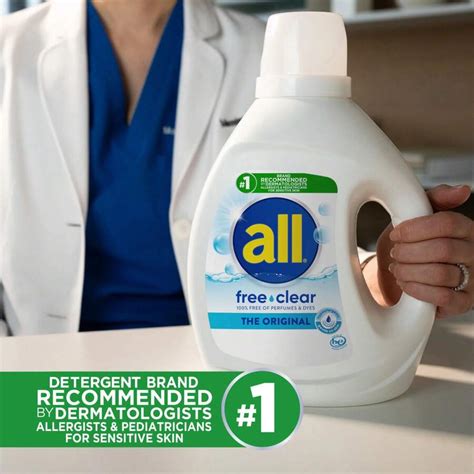 Detergente L Quido Para La Ropa All Free Clear Para Piel Sensible