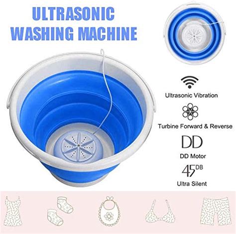 None Brand Mini Portable Washing Machine With Foldable Tub Personal